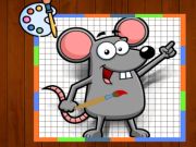 Joc Timp de colorat amuzant al mouse -ului  on-line