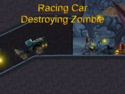Joc Mașină de curse care distruge zombie  on-line