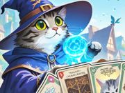 Joc Puzzle -ul jigsaw: arena de carte a pisicii  on-line