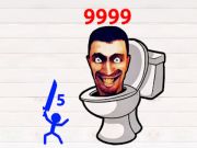 Joc Stickman Hero Skibidi Turn Apărarea  on-line