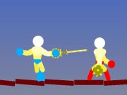 Joc Ragdoll l -a lovit pe Stickman  on-line