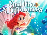 Joc Găsiți diferențele: Sirena mică on-line Joc Găsiți diferențele: Sirena mică on-line