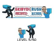 Joc Skibydi Rush  on-line