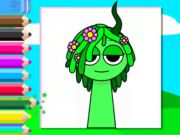 Joc Cartea de colorat: Sprunki Incredibox Vineria  on-line