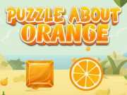 Joc Puzzle despre portocaliu  on-line