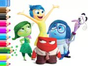 Joc Carte de colorat: Inside Out  on-line