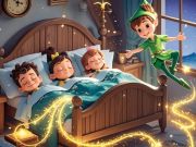 Joc Găsiți diferențele: Peter Pan on-line Joc Găsiți diferențele: Peter Pan on-line