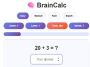 Joc Braincalc on-line