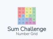 Joc Sum Challenge Number Grid on-line