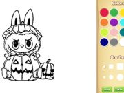 Joc Joc de colorat și desen de Halloween Labubu on-line