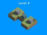 Joc Bloc Pusher Voxel World 3D on-line