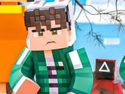 Joc Puzzle Jigsaw: joc de calmar Minecraft on-line