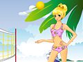Joc Spectacol de fete de volei pe plajă  on-line