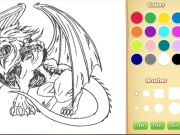 Joc Cartea de colorat Dragon Chimera on-line Joc Cartea de colorat Dragon Chimera on-line