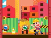 Joc Shooter cu bule pentru lucrători pentru construcții on-line