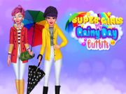 Joc Super fete, ținutele mele ploioase on-line