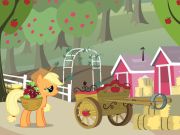 Joc Micul meu ponei Applejack recolta de mere on-line