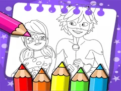 Joc Miraculous Ladybug Coloring Book on-line