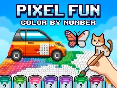 Joc Pixel Fun Color By Number on-line