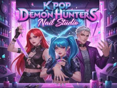 Joc K Pop Demon Hunters Nail Studio on-line