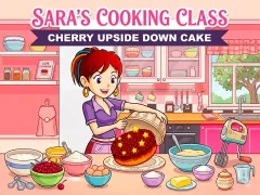 Joc Sara’s Cooking Class: Cherry Upside Down Cake on-line
