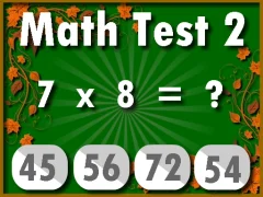 Joc Math Test 2 on-line