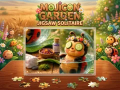 Joc Mojicon Garden Jigsaw Solitaire! on-line