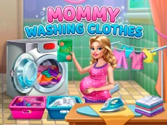 Joc Mommy washing clothes on-line
