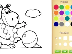 Joc Baby Farm Animals Coloring Book for Kids on-line
