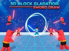 Joc 3D Block Gladiator: Sword Draw on-line