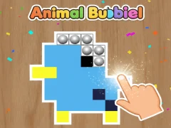 Joc Animal Bubble Pixel on-line