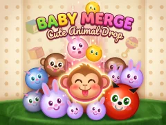 Joc Baby Merge Cute animal drop on-line