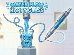 Joc Water Flow Happy Glass on-line