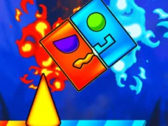 Joc Fire And Water Geometry Dash on-line