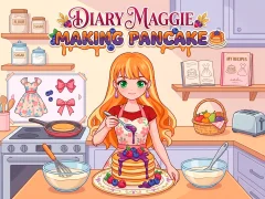 Joc Diary Maggie Making Pancake on-line