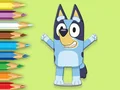 Joc Coloring Book: Happy Bluey on-line