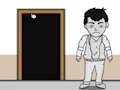 Joc White Stylish Boy Hungry Escape on-line