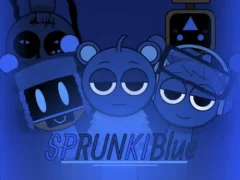 Joc Sprunki Blue Mod on-line