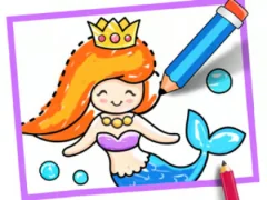 Joc Toddler Drawing: Mermaid on-line