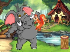 Joc Squirrel Trapped To Giant Elephant on-line