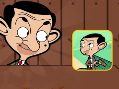 Joc Mr Bean Solve Puzzle on-line