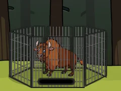 Joc Rescue the Bison from Cage on-line