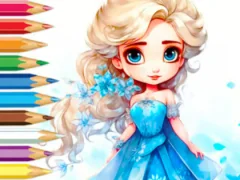 Joc Coloring Book: Frozen Princess on-line