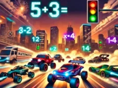Joc Mathematics Racing on-line