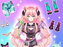 Joc Anime Dress Up Moe on-line