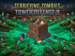 Joc Terrifying Zombies Tower Defense II on-line