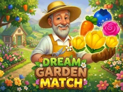 Joc Match Dream Garden on-line
