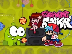 Joc Friday Night Funkin VS Om Nom from Cut The Rope on-line