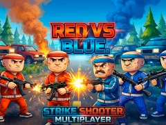 Joc Red vs Blue. Strike Shooter Multiplayer on-line