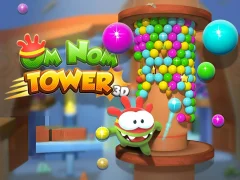 Joc Om Nom Tower 3D on-line